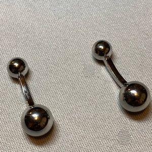 Cufflinks sterling silver Pierre cardin